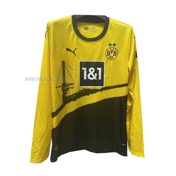 Maglia Borussia Dortmund Home Manica Lunga 2023-2024